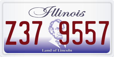 IL license plate Z379557