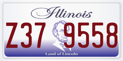 IL license plate Z379558