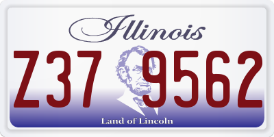 IL license plate Z379562