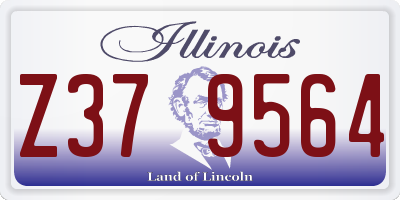 IL license plate Z379564