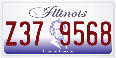 IL license plate Z379568