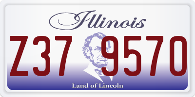 IL license plate Z379570