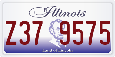 IL license plate Z379575