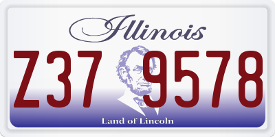 IL license plate Z379578