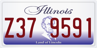 IL license plate Z379591