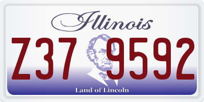 IL license plate Z379592