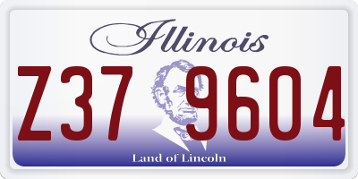 IL license plate Z379604