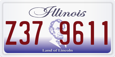 IL license plate Z379611