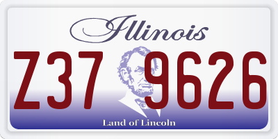 IL license plate Z379626