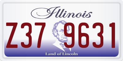 IL license plate Z379631