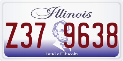 IL license plate Z379638