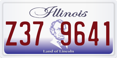 IL license plate Z379641