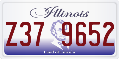 IL license plate Z379652