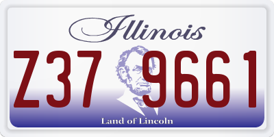 IL license plate Z379661