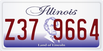 IL license plate Z379664