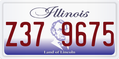IL license plate Z379675
