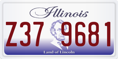 IL license plate Z379681