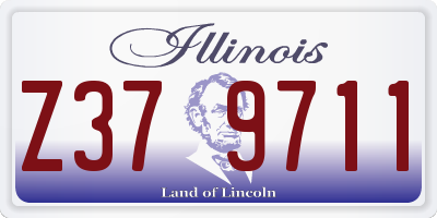 IL license plate Z379711