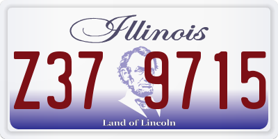 IL license plate Z379715