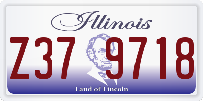 IL license plate Z379718