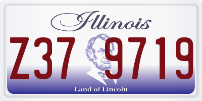 IL license plate Z379719