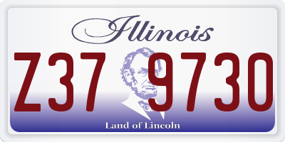 IL license plate Z379730