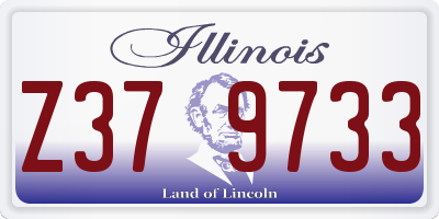 IL license plate Z379733