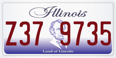 IL license plate Z379735