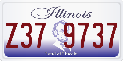 IL license plate Z379737