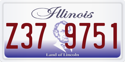IL license plate Z379751