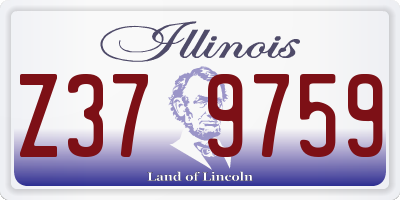 IL license plate Z379759