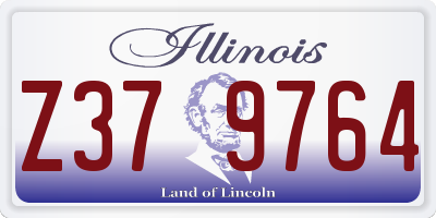 IL license plate Z379764