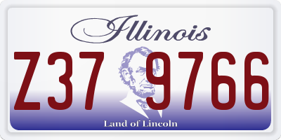 IL license plate Z379766