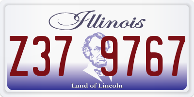 IL license plate Z379767