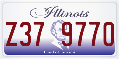 IL license plate Z379770