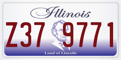 IL license plate Z379771