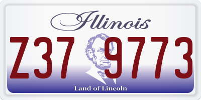 IL license plate Z379773