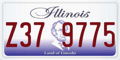 IL license plate Z379775
