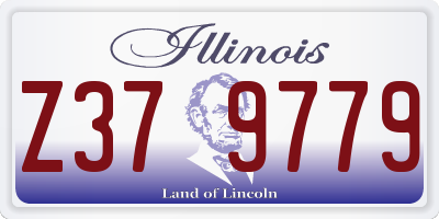 IL license plate Z379779