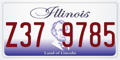 IL license plate Z379785