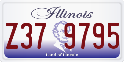 IL license plate Z379795