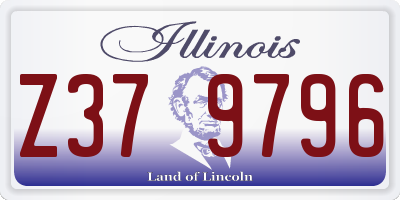 IL license plate Z379796