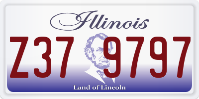 IL license plate Z379797