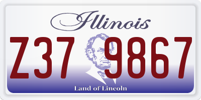 IL license plate Z379867