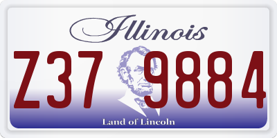 IL license plate Z379884