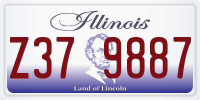 IL license plate Z379887