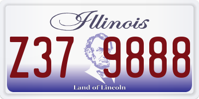 IL license plate Z379888