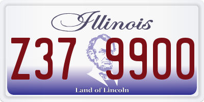 IL license plate Z379900