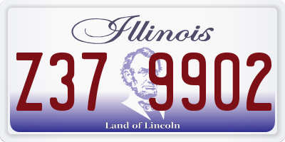 IL license plate Z379902