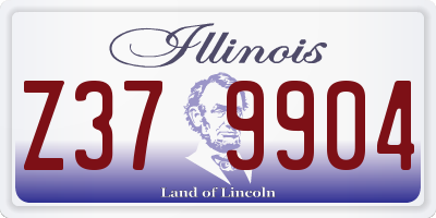 IL license plate Z379904